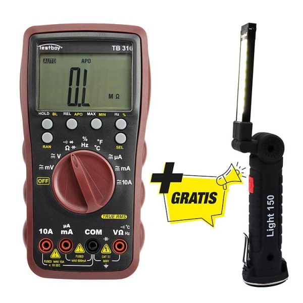 Multimeter-Set Testboy, 2-teilig,