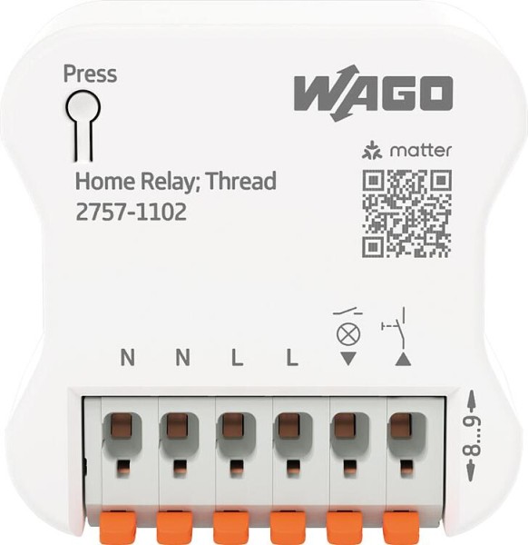 UP Schaltaktor - WAGO Home Relay; 1DI/1DO; 16 A; Thread