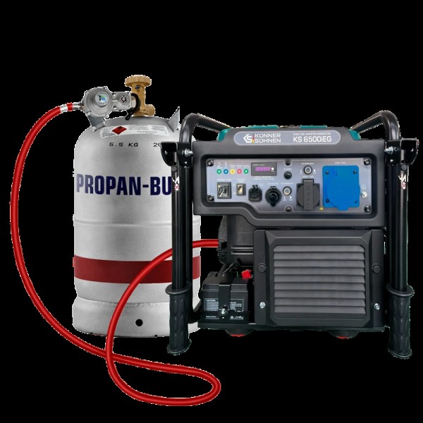 Inverter Generator KS 6500iEG (Benzin/Gas)