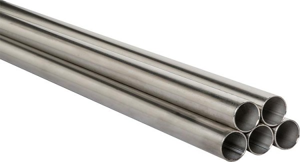 Edelstahlrohr mit DVGW Zulassung 22 x 1,2 mm 10 Rohre a´6m im Bund