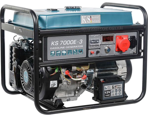 Benzin-Generator "Könner & Söhnen" KS 7000 E-3