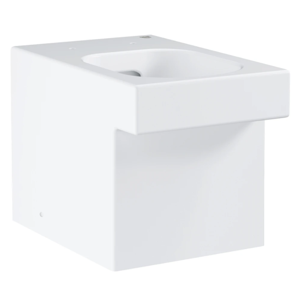 Stand-Tiefspül-WC PureGuard alpinweiß Cube Keramik
