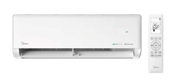 Single-Split Klimagerät Midea, Solstice (R 32), Inneneinheit 2,6kW, weiß