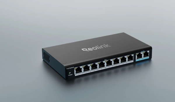 RLA-PS1 10-Port PoE-Switch mit 120W PoE-Leistungsbudget