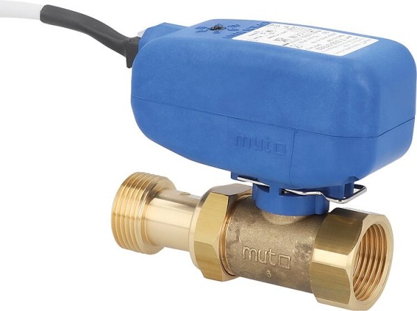 Elektrokugelhahn MUT TMO 2-Wege, SPST Ansteuerung 230 V, DN 15(1/2") AGxIG