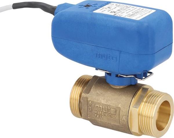 Elektrokugelhahn MUT TMO XL 2-Wege, SPST Ansteuerung 230 V, DN 40(11/2") AG