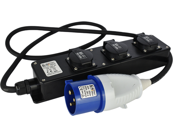 KS EX1.5M-3S Steckdosen-Adapter