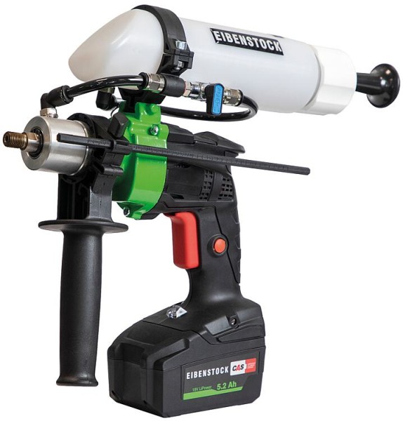 Akku-Fliesenbohrmaschine Eibenstock END 40 A mit 1x 5,2 Ah Akku und Ladegerät