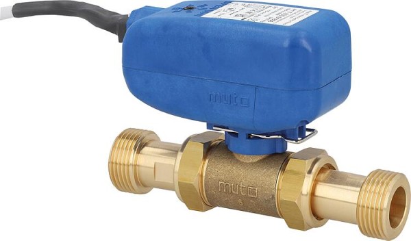 Elektrokugelhahn MUT TMO 2-Wege, SPST Ansteuerung 230 V, DN 20(3/4") AG