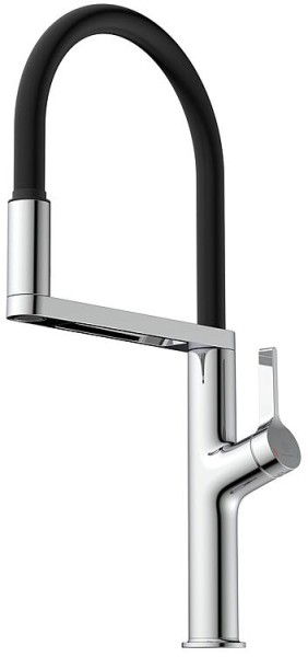 Spültischmischer Wasserwerk WK 2 Ausladung 210 mm herausnehmbare Geschirrbrause chrom