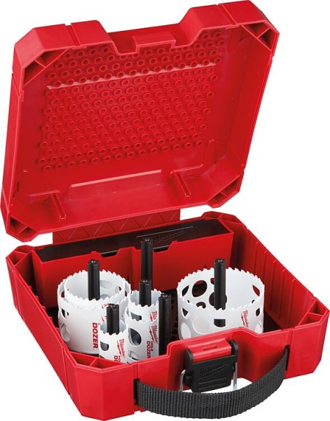 Lochsägen-Set Milwaukee Hole Dozer™ 10-teilig mit Ø 25, 32, 40, 54, 68, 76 mm