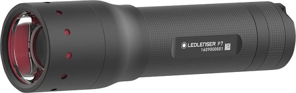 LED-Taschenlampe P7 Länge 130mm, schwarz *KB*
