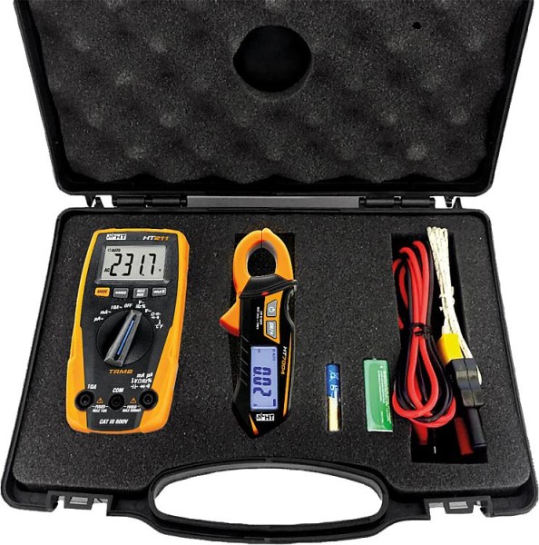 Messgeräte Set HT e-KIT Multimeter HT211 + Stromzange HT7004