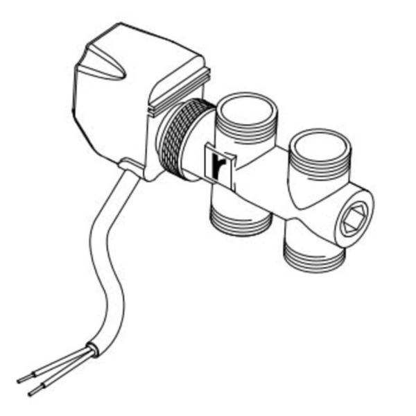 3-Wege Ventil für Ventilatorkonvektor 1,2 bis 2,7 KW