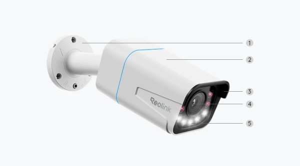 RLC-811A Smarte 4K PoE Kamera mit 5X optischem Zoom