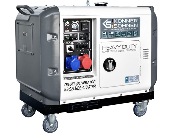 Diesel-Generator "Könner & Söhnen" KS 9300DE-1/3 ATSR (EURO V)