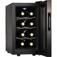 8 Flaschen 25 l Weinkühlschrank mit Glastür Denebo Weinschrank