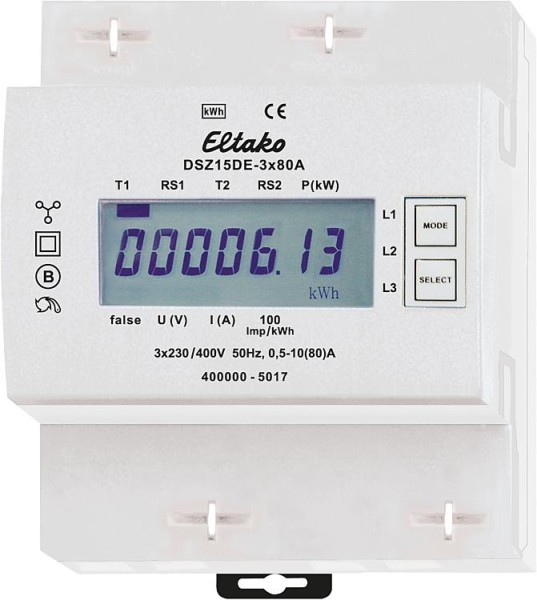 Drehstromzähler Eltako DSZ15DE-3x80A
