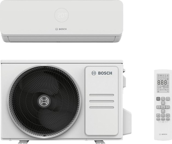 Single Split-Klimagerät Bosch CL3200i-Set (R 32), 70WE, Außen- und Inneneinheit, 7kW