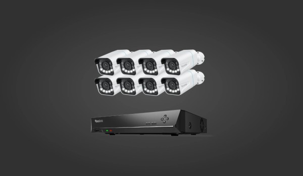 RLK16-811B8-A Smartes 4K PoE-Kamerasystem mit 5X optischen Zoom und Spotlights
