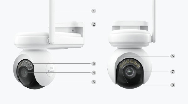 Reolink Altas PT Ultra 4K Voraufzeichnung 360°-Kamera mit 500 Tagen Akkulaufzeit und Schwenk- & Neig