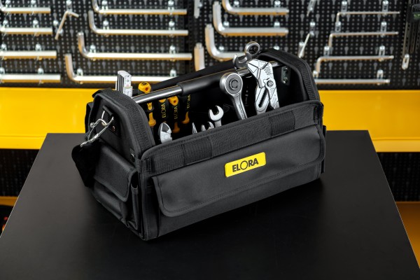 Installations-Werkzeugtasche plus Sanitär-Werkzeugsortiment 1385-L WS-8M PROLOG