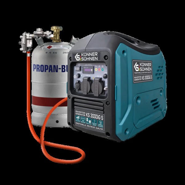 Dual Fuel-Inverter-Generator KS 3000iG S