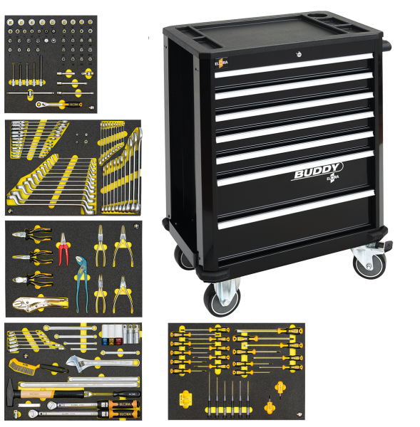 Werkzeugwagen plus Sortimente 1210-L7 WS OMS-6 PROLOG Elora